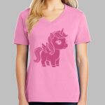 Ladies Core Cotton V Neck Tee Thumbnail