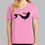 Ladies Core Cotton V Neck Tee Thumbnail
