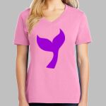 Ladies Core Cotton V Neck Tee Thumbnail