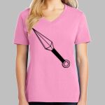 Ladies Core Cotton V Neck Tee Thumbnail