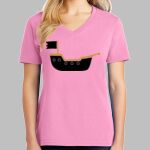 Ladies Core Cotton V Neck Tee Thumbnail