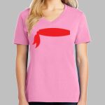Ladies Core Cotton V Neck Tee Thumbnail