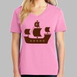 Ladies Core Cotton V Neck Tee Thumbnail