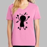 Ladies Core Cotton V Neck Tee Thumbnail