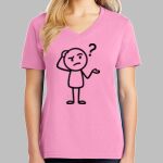 Ladies Core Cotton V Neck Tee Thumbnail