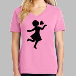 Ladies Core Cotton V Neck Tee Thumbnail