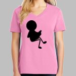 Ladies Core Cotton V Neck Tee Thumbnail