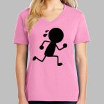 Ladies Core Cotton V Neck Tee Thumbnail
