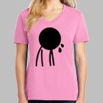 Ladies Core Cotton V Neck Tee Thumbnail
