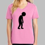 Ladies Core Cotton V Neck Tee Thumbnail
