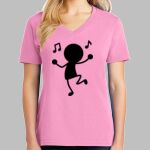 Ladies Core Cotton V Neck Tee Thumbnail
