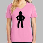 Ladies Core Cotton V Neck Tee Thumbnail