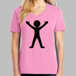 Ladies Core Cotton V Neck Tee Thumbnail