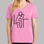 Ladies Core Cotton V Neck Tee Thumbnail