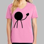 Ladies Core Cotton V Neck Tee Thumbnail