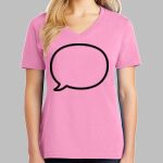 Ladies Core Cotton V Neck Tee Thumbnail