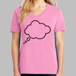 Ladies Core Cotton V Neck Tee Thumbnail