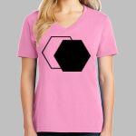 Ladies Core Cotton V Neck Tee Thumbnail