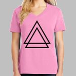 Ladies Core Cotton V Neck Tee Thumbnail