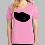 Ladies Core Cotton V Neck Tee Thumbnail