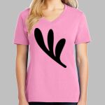 Ladies Core Cotton V Neck Tee Thumbnail