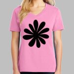 Ladies Core Cotton V Neck Tee Thumbnail