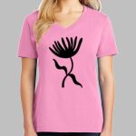 Ladies Core Cotton V Neck Tee Thumbnail