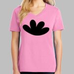 Ladies Core Cotton V Neck Tee Thumbnail