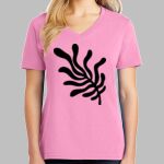 Ladies Core Cotton V Neck Tee Thumbnail