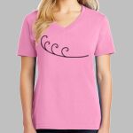 Ladies Core Cotton V Neck Tee Thumbnail