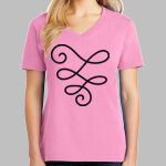Ladies Core Cotton V Neck Tee Thumbnail