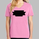 Ladies Core Cotton V Neck Tee Thumbnail