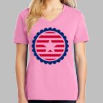 Ladies Core Cotton V Neck Tee Thumbnail