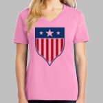 Ladies Core Cotton V Neck Tee Thumbnail