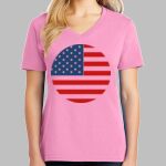 Ladies Core Cotton V Neck Tee Thumbnail