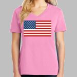 Ladies Core Cotton V Neck Tee Thumbnail