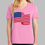 Ladies Core Cotton V Neck Tee Thumbnail