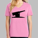 Ladies Core Cotton V Neck Tee Thumbnail