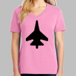 Ladies Core Cotton V Neck Tee Thumbnail