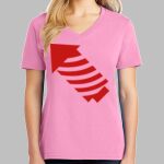 Ladies Core Cotton V Neck Tee Thumbnail