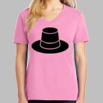 Ladies Core Cotton V Neck Tee Thumbnail