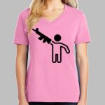 Ladies Core Cotton V Neck Tee Thumbnail