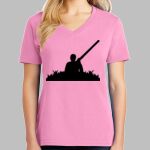Ladies Core Cotton V Neck Tee Thumbnail
