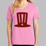 Ladies Core Cotton V Neck Tee Thumbnail