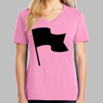 Ladies Core Cotton V Neck Tee Thumbnail