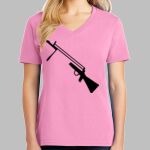 Ladies Core Cotton V Neck Tee Thumbnail