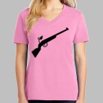 Ladies Core Cotton V Neck Tee Thumbnail