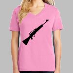 Ladies Core Cotton V Neck Tee Thumbnail
