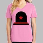 Ladies Core Cotton V Neck Tee Thumbnail
