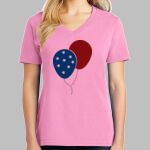 Ladies Core Cotton V Neck Tee Thumbnail